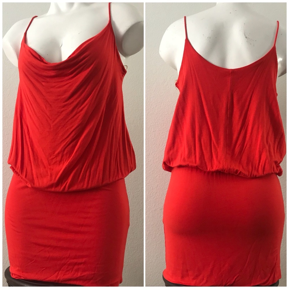 Coral Mini Dress